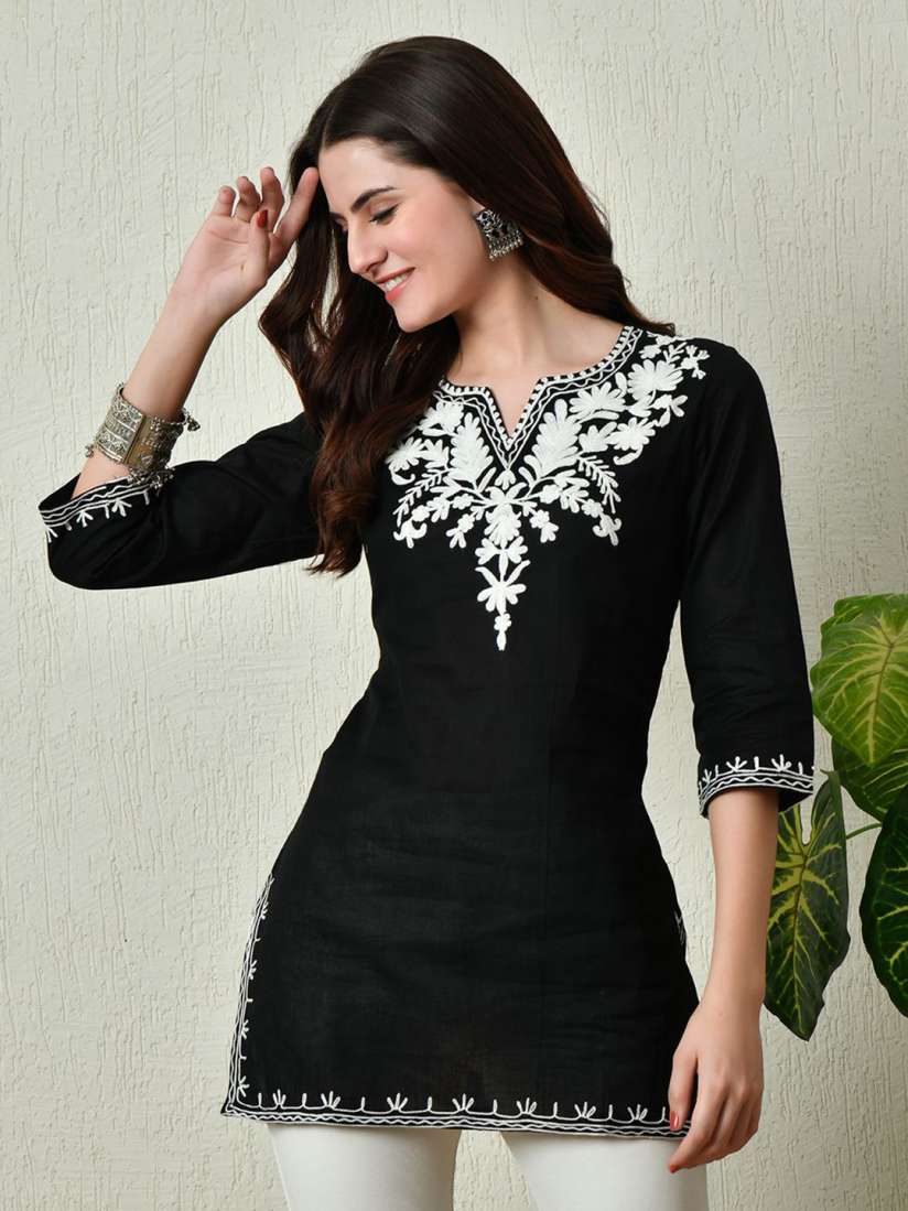 Embroidered Cotton Kurti